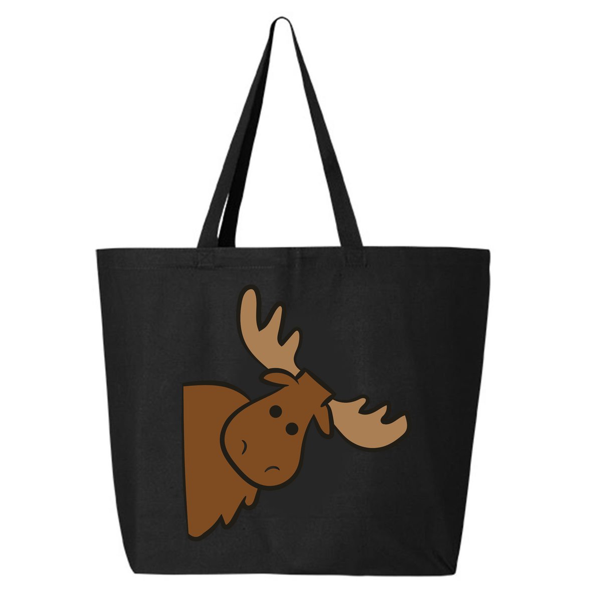Cute Moose Elk Deer Funny Alaska Moose 25L Jumbo Tote
