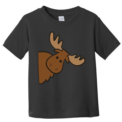 Cute Moose Elk Deer Funny Alaska Moose Toddler T-Shirt