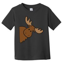 Cute Moose Elk Deer Funny Alaska Moose Toddler T-Shirt