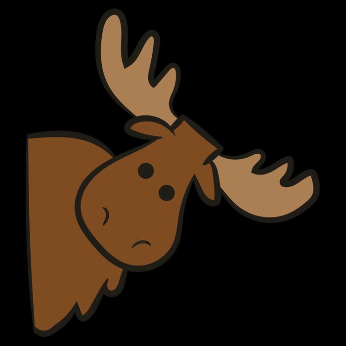 Cute Moose Elk Deer Funny Alaska Moose Toddler T-Shirt