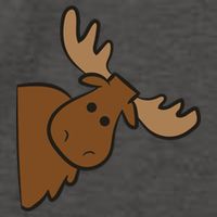 Cute Moose Elk Deer Funny Alaska Moose Vector Backpack