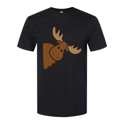 Cute Moose Elk Deer Funny Alaska Moose Softstyle® CVC T-Shirt