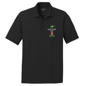 Cool Mom Elf Matching Family Group Christmas Party PosiCharge RacerMesh Polo