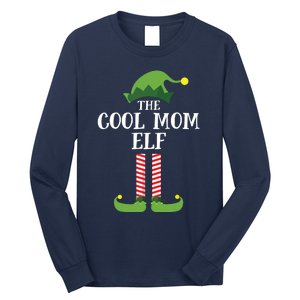 Cool Mom Elf Matching Family Group Christmas Party Long Sleeve Shirt