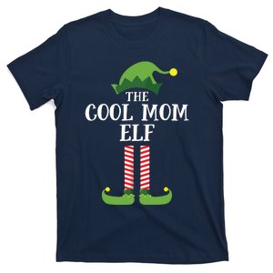 Cool Mom Elf Matching Family Group Christmas Party T-Shirt