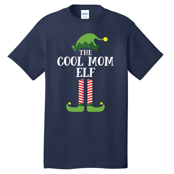 Cool Mom Elf Matching Family Group Christmas Party Tall T-Shirt