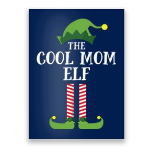 Cool Mom Elf Matching Family Group Christmas Party Poster