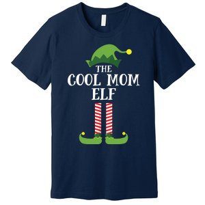 Cool Mom Elf Matching Family Group Christmas Party Premium T-Shirt