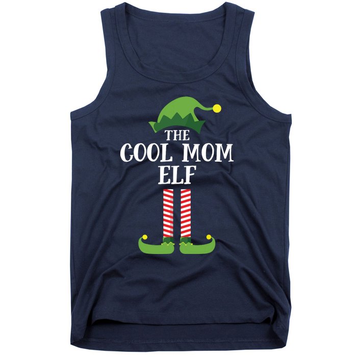 Cool Mom Elf Matching Family Group Christmas Party Tank Top