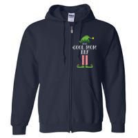 Cool Mom Elf Matching Family Group Christmas Party Full Zip Hoodie