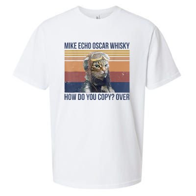 Cat Mike Echo Oscar Whisky How Do You Copy Over Vintage Sueded Cloud Jersey T-Shirt