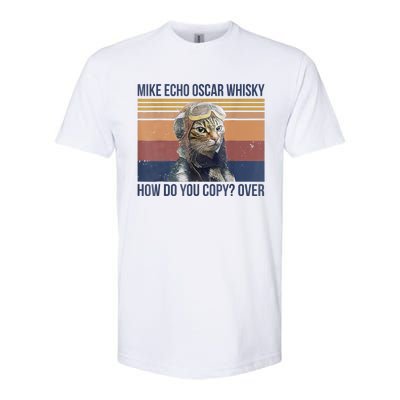 Cat Mike Echo Oscar Whisky How Do You Copy Over Vintage Softstyle CVC T-Shirt