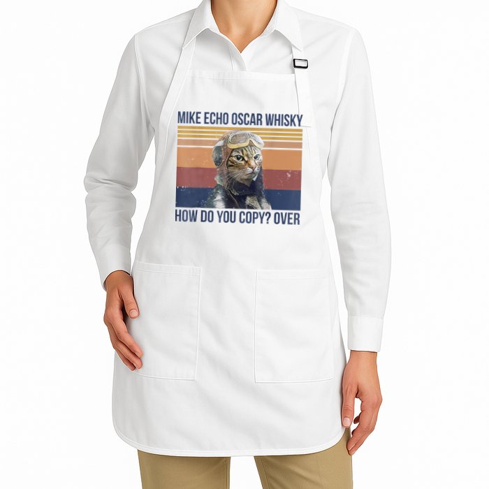 Cat Mike Echo Oscar Whisky How Do You Copy Over Vintage Full-Length Apron With Pockets