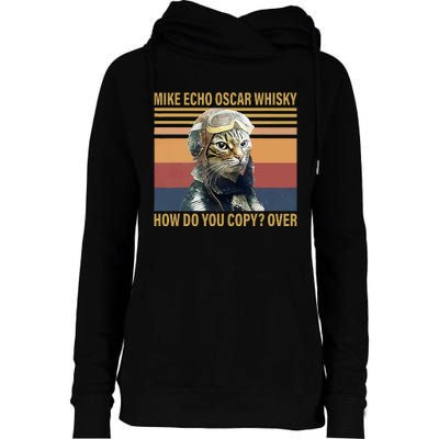 Cat Mike Echo Oscar Whisky How Do You Copy Over Vintage Womens Funnel Neck Pullover Hood