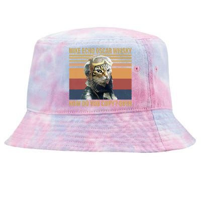 Cat Mike Echo Oscar Whisky How Do You Copy Over Vintage Tie-Dyed Bucket Hat