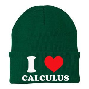 Calculus Mathematics Equation Calculations I Love Calculus Knit Cap Winter Beanie