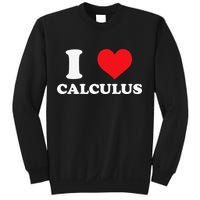 Calculus Mathematics Equation Calculations I Love Calculus Sweatshirt