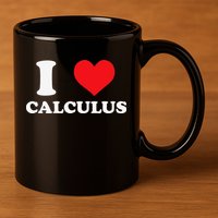 Calculus Mathematics Equation Calculations I Love Calculus 11oz C Handle Ceramic Mug