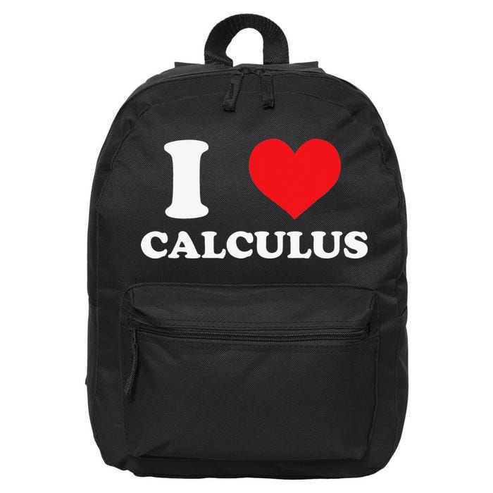 Calculus Mathematics Equation Calculations I Love Calculus 16 in Basic Backpack