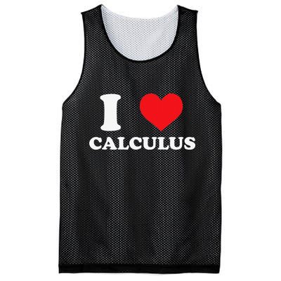 Calculus Mathematics Equation Calculations I Love Calculus Mesh Reversible Basketball Jersey Tank