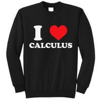Calculus Mathematics Equation Calculations I Love Calculus Tall Sweatshirt