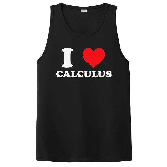 Calculus Mathematics Equation Calculations I Love Calculus PosiCharge Competitor Tank