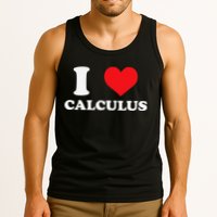 Calculus Mathematics Equation Calculations I Love Calculus Tank Top