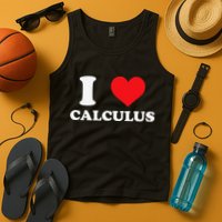 Calculus Mathematics Equation Calculations I Love Calculus Tank Top