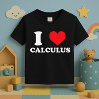 Calculus Mathematics Equation Calculations I Love Calculus Toddler T-Shirt