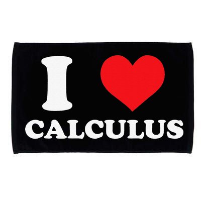 Calculus Mathematics Equation Calculations I Love Calculus Microfiber Hand Towel