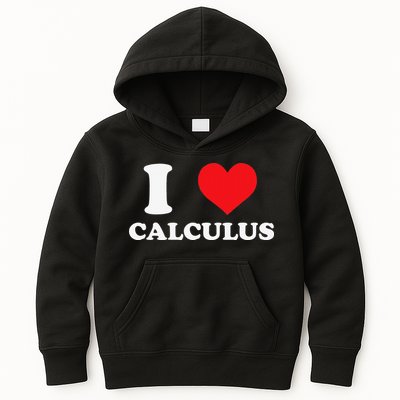 Calculus Mathematics Equation Calculations I Love Calculus Kids Hoodie