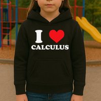 Calculus Mathematics Equation Calculations I Love Calculus Kids Hoodie