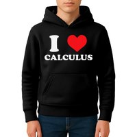 Calculus Mathematics Equation Calculations I Love Calculus Kids Hoodie