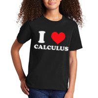 Calculus Mathematics Equation Calculations I Love Calculus Kids T-Shirt