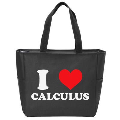 Calculus Mathematics Equation Calculations I Love Calculus Zip Tote Bag