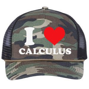 Calculus Mathematics Equation Calculations I Love Calculus Retro Rope Trucker Hat Cap