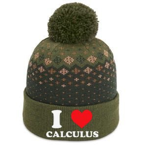 Calculus Mathematics Equation Calculations I Love Calculus The Baniff Cuffed Pom Beanie