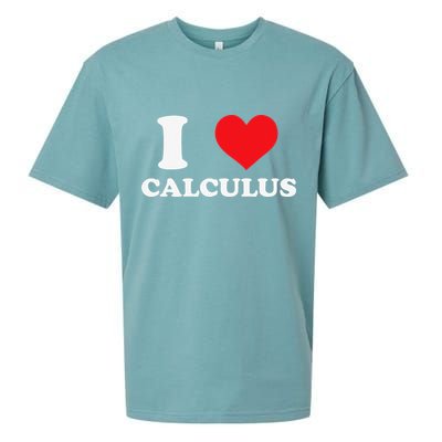 Calculus Mathematics Equation Calculations I Love Calculus Sueded Cloud Jersey T-Shirt