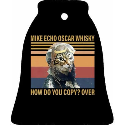 Cat Mike Echo Oscar Whisky How Do You Copy Over Vintage Ceramic Bell Ornament