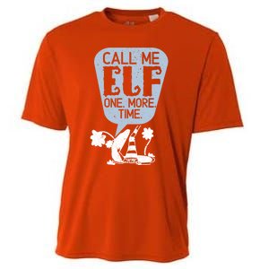 Call Me Elf Lover Dwarf Elves Holidays Christmas Funny Gift Cooling Performance Crew T-Shirt