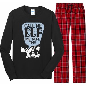 Call Me Elf Lover Dwarf Elves Holidays Christmas Funny Gift Long Sleeve Pajama Set