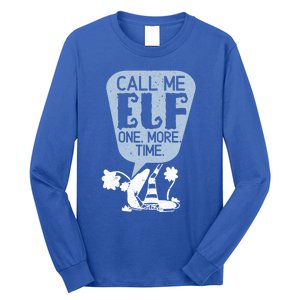 Call Me Elf Lover Dwarf Elves Holidays Christmas Funny Gift Long Sleeve Shirt