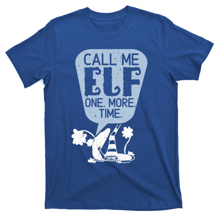 Call Me Elf Lover Dwarf Elves Holidays Christmas Funny Gift T-Shirt