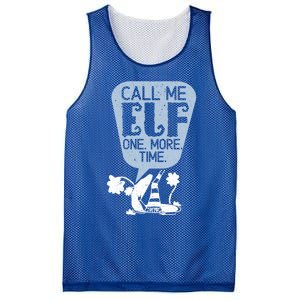 Call Me Elf Lover Dwarf Elves Holidays Christmas Funny Gift Mesh Reversible Basketball Jersey Tank