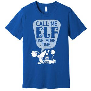 Call Me Elf Lover Dwarf Elves Holidays Christmas Funny Gift Premium T-Shirt