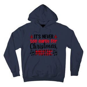 Christmas Music Enthusiast Graphic Tall Hoodie