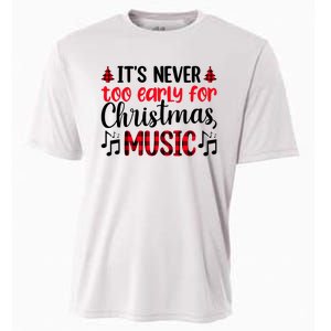 Christmas Music Enthusiast Graphic Cooling Performance Crew T-Shirt