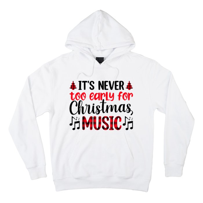 Christmas Music Enthusiast Graphic Hoodie