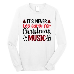 Christmas Music Enthusiast Graphic Long Sleeve Shirt