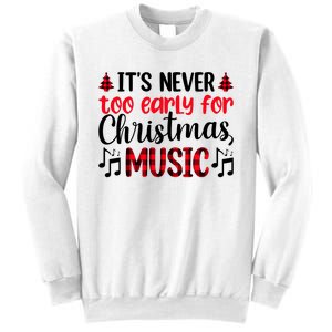 Christmas Music Enthusiast Graphic Sweatshirt